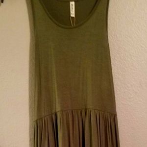 Grecerelle Maxi dress, army green, XL